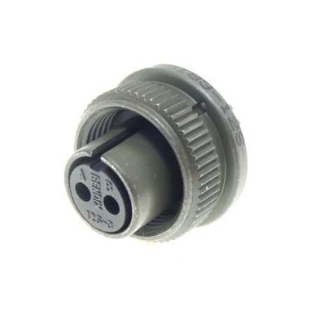 Amphenol Pin & Sleeve Plug, 13/46 A, 500V AC, 2 Pole, Spring Clamp Terminals Wire Connection Type ACC05A228S003LC